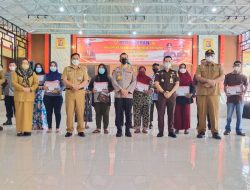 Pemulihan Ekonomi Nasional, Polresta Deli Serdang Launching Pendistribusian Penyaluran Bantuan Tunai T.A 2022