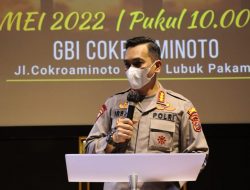 Kapolresta Deli Serdang Hadiri Perayaaan Paskah Persekutuan Gereja-Gereja Pentakosta Indonesia Deli Serdang