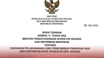 Menteri PANRB Minta ASN Berpartisipasi Aktif pada Long Form Sensus Penduduk 2020