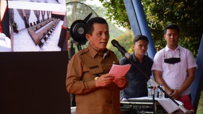 Peletakan Batu Pertama Pembangunan Gedung Dit Reskrimsus Polda Kepri