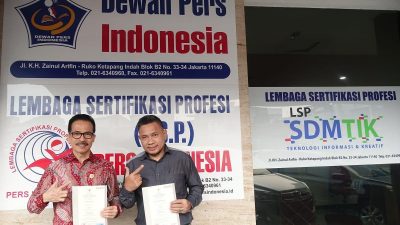 BNSP dan LSP Pers Indonesia Resmi Terbitkan Sertifikasi Kompetensi Wartawan