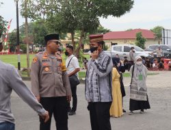 Hari Raya Idul Adha 1443 H, Polresta Deli Serdang Laksanakan Penyembelihan Hewan Kurban