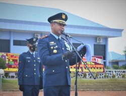 Peringatan Hari Bakti TNI AU ke-75 di Lanud Hang Nadim