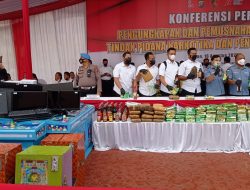 Polda Sumut Musnahkan Barang Bukti Narkoba dan Miras