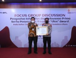 Polda Sumut Terima Penghargaan Sebagai Polda Terbaik Dalam Pengelolaan Anggaran