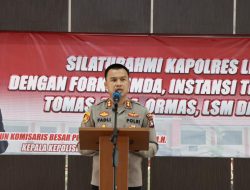 Jalin Sinergitas, Kapolres Lingga Gelar Silaturahmi Untuk Menciptakan Kamtibmas Yang Kondusif