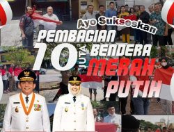 Pemprov Kepri Dukung Progam Pemerintah Pusat, Gerakan Nasional Pembagian 10 Juta Bendera Merah Putih
