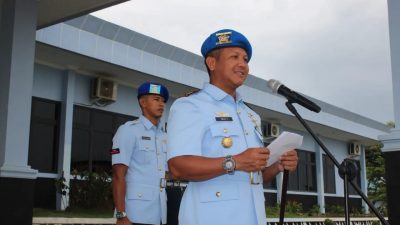 Lanud Hang Nadim Gelar Upacara Peringatan HUT POM AU ke-76.