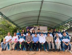 Bakti Sosial, Polda Kepri Bersama Mahasiswa UIB Magister Hukum Kesehatan Bacth-19 Bagi Ratusan Sembako