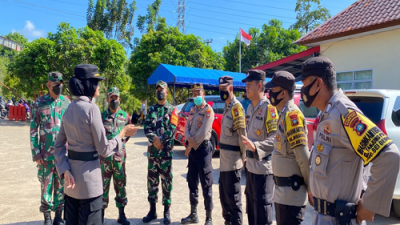 Tingkatkan Sinergitas dan Silaturahmi Kamtibmas Polsek Sei Beduk Laksanakan Apel Gabungan dan Patroli Bersama Dengan TNI