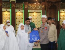 Wakapolda Sumut Safari Subuh ke Masjid Al Jihad dan Salurkan Bantuan Kepada Jemaah