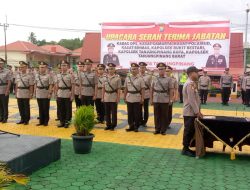 Sertijab Pejabat Utama dan Kasat di Polresta Tanjungpinang, IPTU Andri Warman Menjabat Kapolsek Tanjungpinang Barat