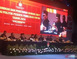 Berikut Nomor Urut Partai Politik Peserta Pemilu 2024