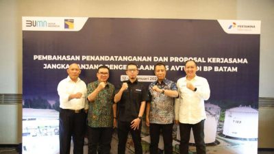 BP Batam Perpanjang Kerja Sama FDS Avtur Dengan Pertamina