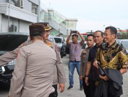 Kapolresta Deli Serdang Hadiri Penyambutan Wakapolda Sumut di Bandara Kualanamu