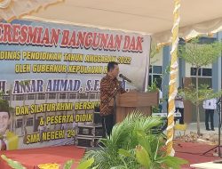 Peresmian Bangunan DAK SMAN 24 Batam, Gubernur Ansar : Semoga Dapat Berfungsi dengan Baik