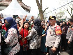 Kapolda Sumut Pimpin Pengamanan Presiden Kunjungi Pasar Halat