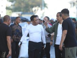 Kapolda Sumut Dengar Arahan Presiden RI Saat Tinjau Pembangunan Kota Medan