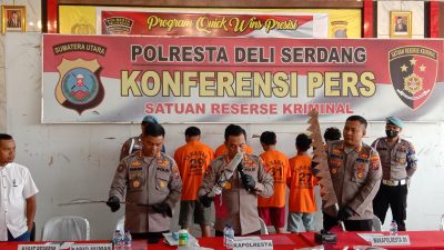 1X24 Jam Polresta Deli Serdang Berhasil Ungkap Dua Kelompok Remaja Tawuran Yang Menimbulkan Korban Jiwa