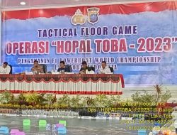 Polda Sumut dan Kodam I Bukit Barisan Gelar Tactical Floor Game Pengamanan F1 Powerboat