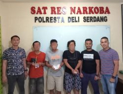 Miliki Sabu, Tiga Orang Berhasil Diamankan Sat Narkoba Polresta Deli Serdang