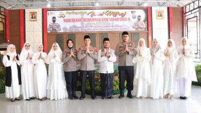 Polresta Deli Serdang Laksanakan Peringatan Isra Mi’raj 1444 H/2023 M