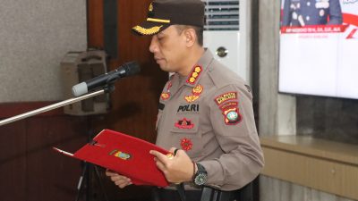 Kapolresta Barelang Pimpin Upacara Sertijab Kasat, Kapolsek dan Pelantikan Kasiwas