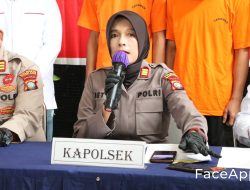 Kapolsek Batam Kota Gelar Konferensi Pers Ungkap Pelaku Begal Penjual Tahu