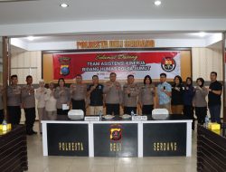 Asistensi Kinerja Bid Humas Polda Sumut di Polresta Deli Serdang