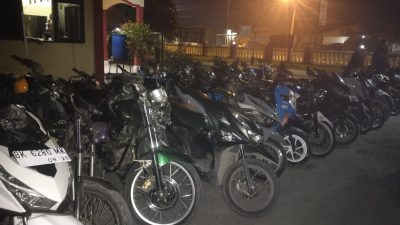 Polsek Pagar Merbau Intens Laksanakan Patroli, 27 Unit Sepeda Motor Berhasil Diamankan
