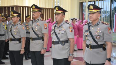 Kapolda Kepri Pimpin Serah Terima Jabatan Wakapolda Kepri, Kabidhumas dan Dirpolairud Polda Kepri