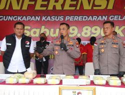 Peredaran Sabu 19,896 Kg Jaringan Internasional Berhasil Digagalkan, 3 Pelaku Ditangkap
