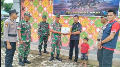 HUT TNI ke-78, Koramil 03/Kundur Gelar Bakti Sosial