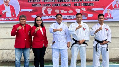 Resmikan “KEMPO GRAHA” Lapas Lubuk Pakam, Pegawai Lapas Lakukan Latihan Perdana