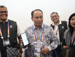 Menkominfo Apresiasi Dukungan dan Kualitas Jaringan Telekomunikasi TelkomGroup di Media Center KTT AIS 2023 Forum