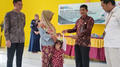 PT. Timah Tbk Kembali Berikan Bantuan kepada Masyarakat