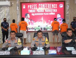 Simpan Sabu Dalam Anus, 4 Kurir Narkoba Ditangkap Satresnarkoba Polres Karimun