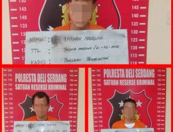 Colong Honda Beat Warga, Kawanan Pelaku Curanmor di Ciduk Tim Jatanras Polresta Deli Serdang