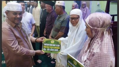 Malam ke-15 Ramadhan 1445 H, Bupati Karimun Aunur Rafiq Safari Ramadhan di Kecamatan Moro Kabupaten Karimun