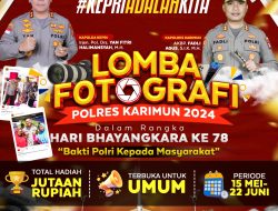 Dalam Rangka Hari Bhayangkara Ke-78, Polres Karimun Gelar Lomba Fotografi