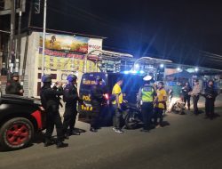 Personil Satbrimob Polda Sumut Intensifkan Patroli Malam Hari, Wilkum Polsek Sunggal Target Penyisiran