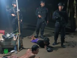 Brimob Polda Sumut Bersama Polsek Sunggal Amankan 5 Penyalahguna Narkoba di Sunggal