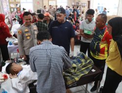 Sambut Hari Bhayangkara Ke-78, Polres Karimun Gelar Bakti Kesehatan