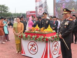 Sat Brimob Polda Sumut Ikuti Upacara HUT Bhayangkara ke-78