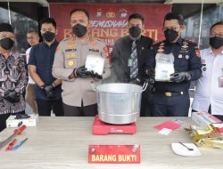 Shabu Seberat 2 Kg Di Musnahkan Polres Karimun