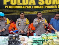 Kurun Waktu 46 Hari Polda Sumut Berhasil Ungkap 673 kasus Narkoba, Sita 396.63 Kg Sabu, 29.03 Kg Ganja,62.929 Butir Ekstasi, 1.56 Kg Kokain