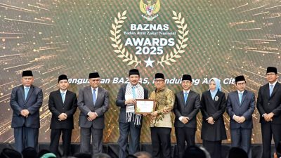 Wagub Nyanyang Terima Penghargaan BAZNAS Award 2025