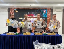 Polres Asahan Bongkar 2 Kasus : 2 Kg Sabu & Ribuan Liquid Vape Berbahaya Digagalkan