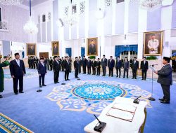 Presiden Prabowo Lantik Empat Menteri dan Satu Wakil Menteri Kabinet Merah Putih