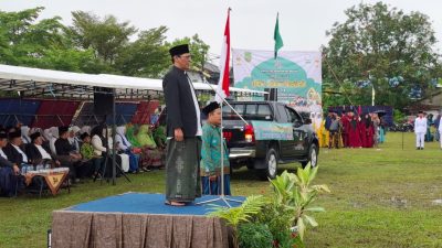 Hujan Tak Padamkan Semangat, Ribuan Santri Warnai Peringatan Hari Santri Nasional di Sei Beduk